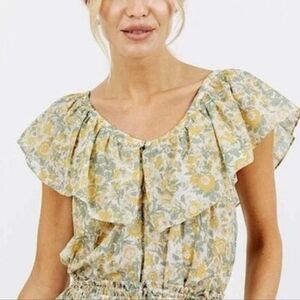 Mirth Capri Floral Top
